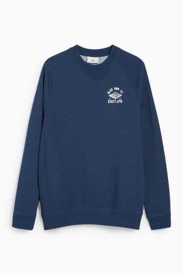 Uomo - Felpa - blu scuro