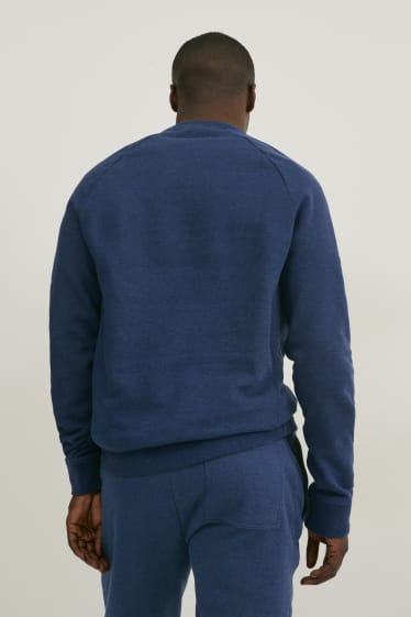 Uomo - Felpa - blu scuro