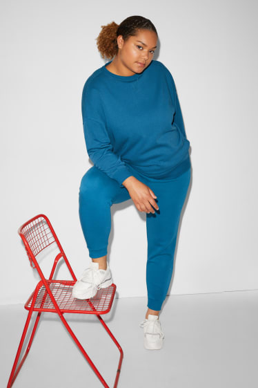 Ados & jeunes adultes - CLOCKHOUSE - pantalon de jogging - turquoise foncé