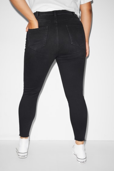 Donna - CLOCKHOUSE - skinny jeans - vita alta - jeans grigio scuro