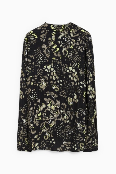 Dona - Brusa - estampada - negre