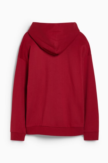 Men - CLOCKHOUSE - hoodie - dark red