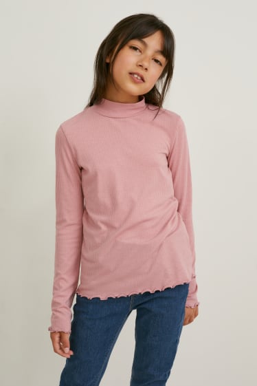 Bambine - Confezione da 3 - maglia a maniche lunghe - nero