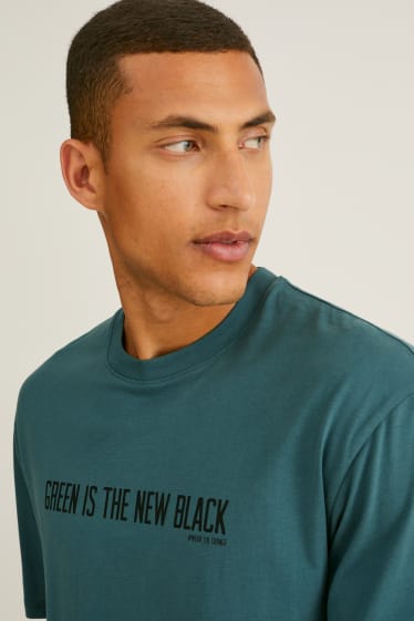 Hommes - T-shirt - vert foncé