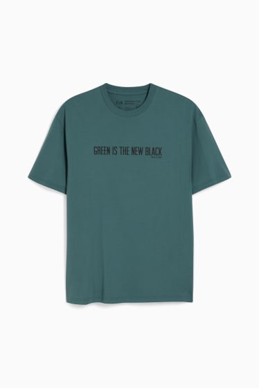 Hommes - T-shirt - vert foncé