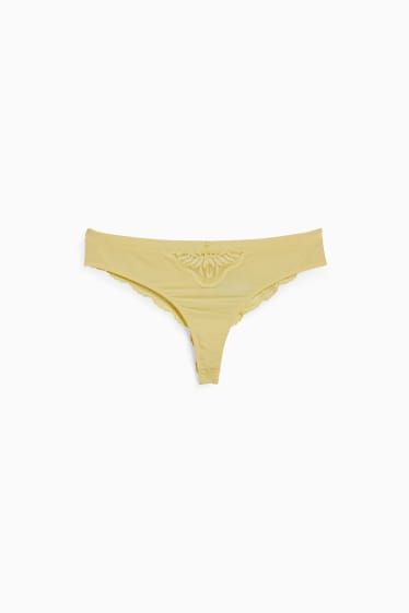 Women - Thong - yellow