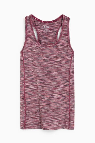 Women - Active top - padded - 4 Way Stretch - violet