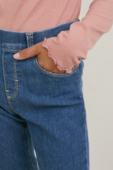 Copii - Fete - Multipack 2 buc. - jegging jeans - albastru închis