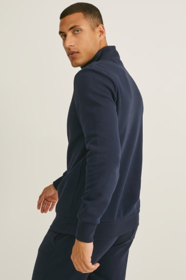 Men - Sweatshirt  - dark blue