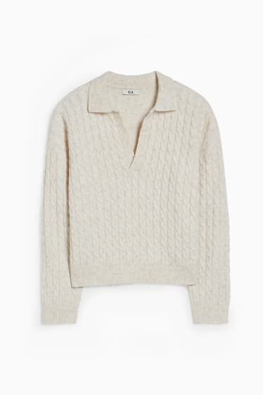 Femmes - Pullover - beige chiné