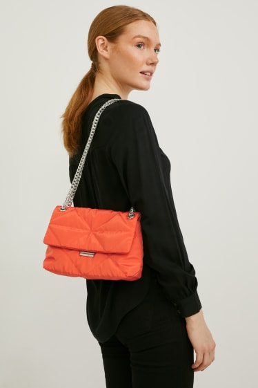 Kobiety - Mała torebka na ramię - pomarańczowy