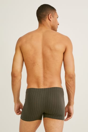 Hombre - Pack de 3 - trunks - LYCRA® - verde oscuro