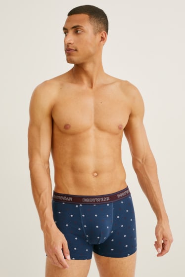 Uomo - Confezione da 3 - boxer aderenti - LYCRA® - bordeaux