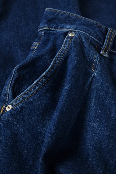 Teens & young adults - CLOCKHOUSE - balloon jeans - high waist - blue denim
