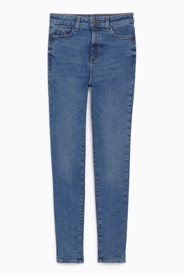 Dames - Skinny jeans - high waist - LYCRA® - jeansblauw