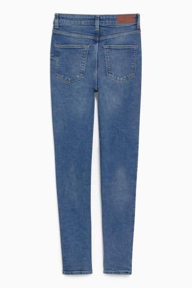 Women - Skinny jeans - high waist - LYCRA® - blue denim