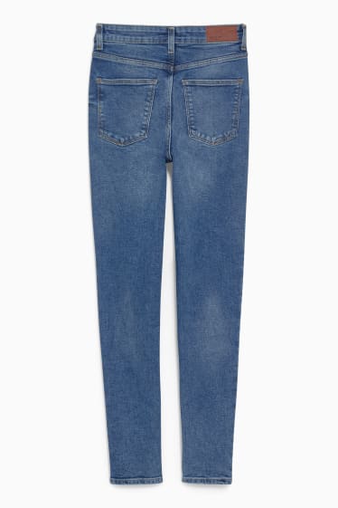 Dames - Skinny jeans - high waist - LYCRA® - jeansblauw