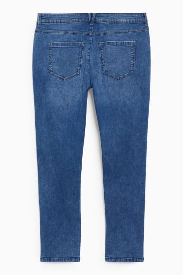 Dames - Slim jeans - mid waist - LYCRA® - jeansblauw