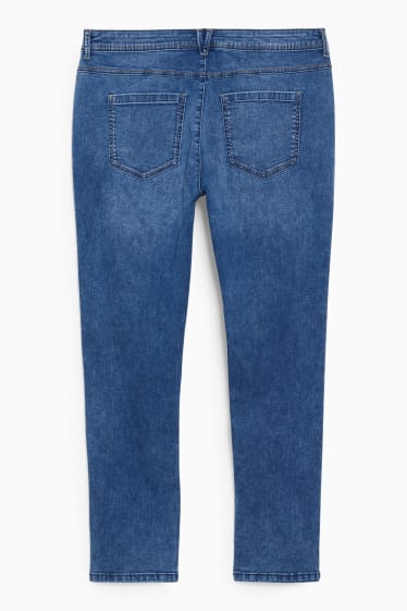 Dámské - Slim jeans - mid waist - LYCRA® - džíny - modré