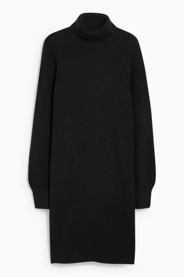 Femmes - Robe en maille - noir