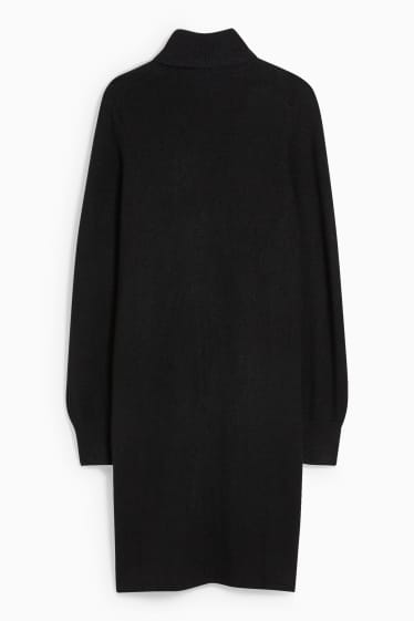 Donna - Vestito in maglia - nero