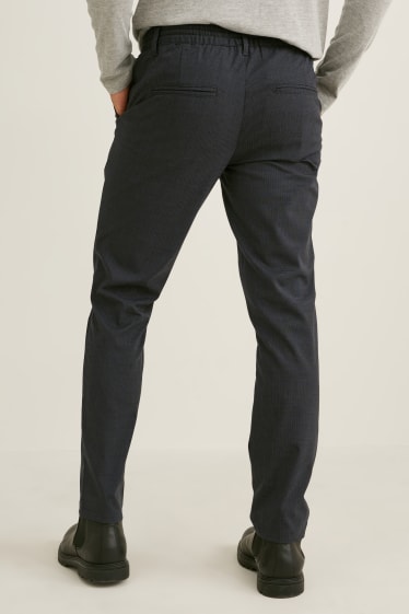 Uomo - Pantaloni - tapered fit - LYCRA® - antracite