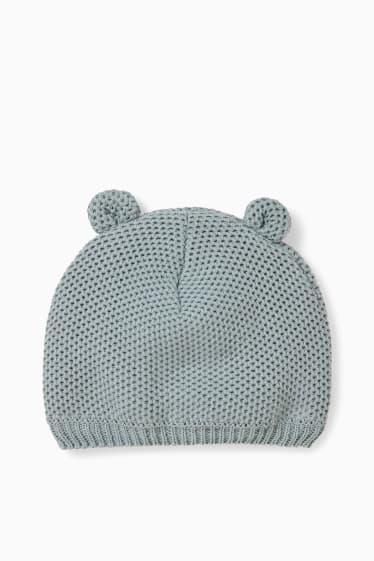 Bébés - Bonnet de maille pour bébé - vert