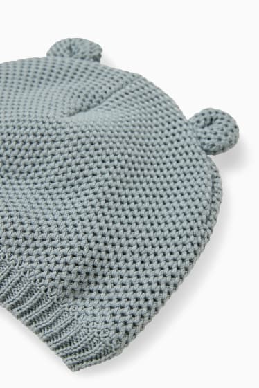 Bébés - Bonnet de maille pour bébé - vert