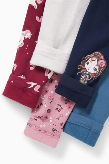 Nena - Paquet de 5 - leggings tèrmics - blau fosc