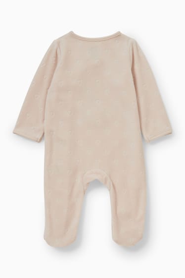 Bebeluși - Bambi - pijama salopetă bebeluși - piersică