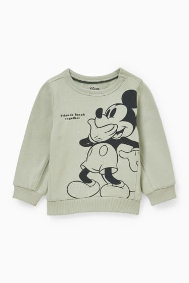 Babies - Mickey Mouse - baby sweatshirt - green