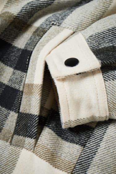 Uomo - CLOCKHOUSE - giacca camicia - a quadretti - beige