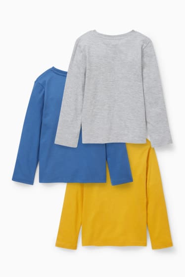 Children - Multipack of 3 - long sleeve top - yellow