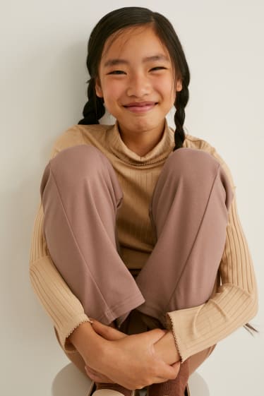 Children Girls - Trousers - brown