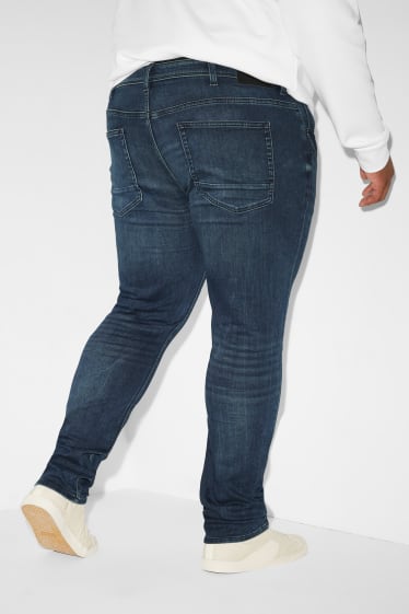 Heren - CLOCKHOUSE - slim jeans - jeansdonkerblauw