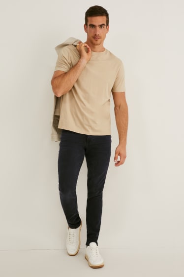 Bărbați - Slim jeans - Flex - LYCRA® - denim-gri închis