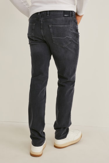 Pánské - Straight jeans - Flex - LYCRA® - džíny - šedé