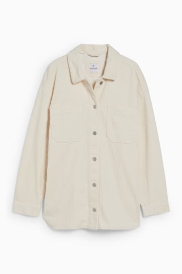 Women - CLOCKHOUSE - corduroy shacket - cremewhite