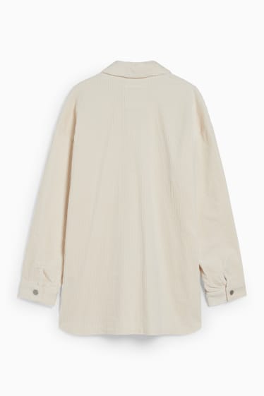 Women - CLOCKHOUSE - corduroy shacket - cremewhite