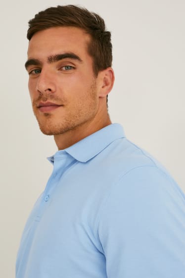 Mężczyźni - Koszulka polo - Flex - LYCRA® - jasnoniebieski