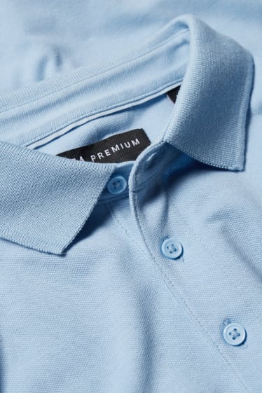 Mężczyźni - Koszulka polo - Flex - LYCRA® - jasnoniebieski