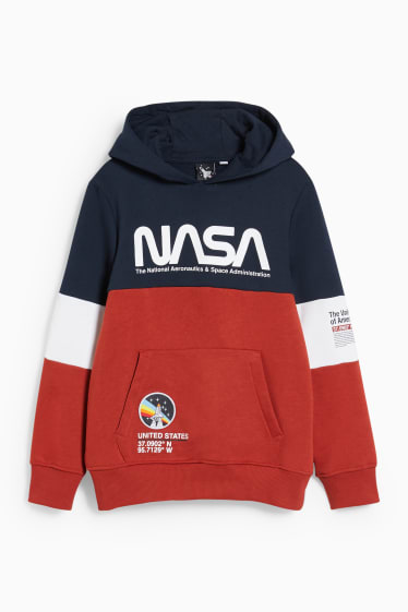 Bambini - NASA - felpa con cappuccio - rosso
