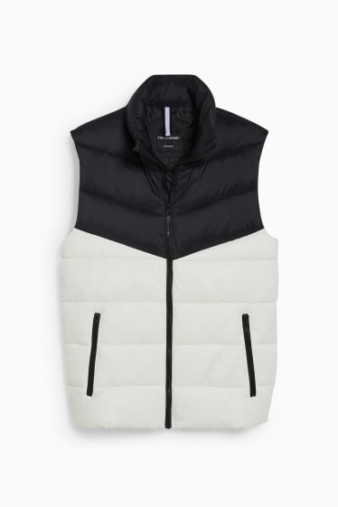 Uomo - CLOCKHOUSE - gilet trapuntato - bianco