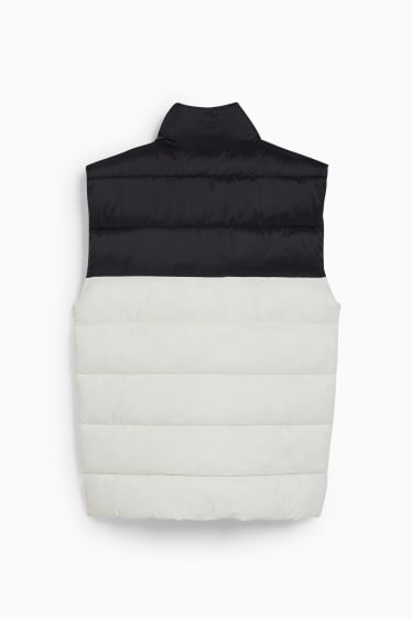 Uomo - CLOCKHOUSE - gilet trapuntato - bianco