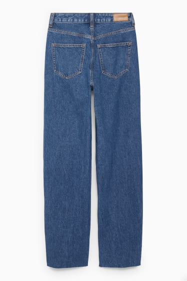 Femei - CLOCKHOUSE - loose fit jeans - talie înaltă - denim-albastru
