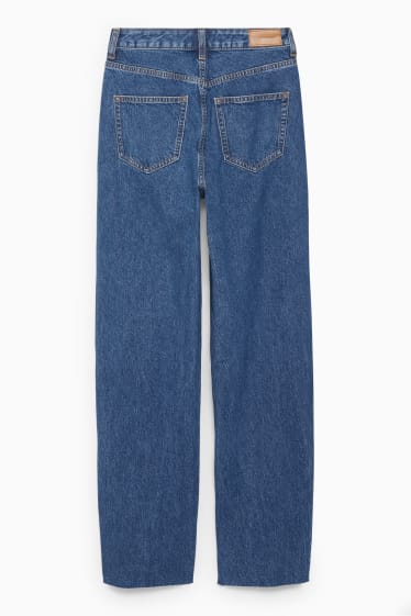 Femmes - CLOCKHOUSE - jean coupe détendue - high-waist - jean bleu