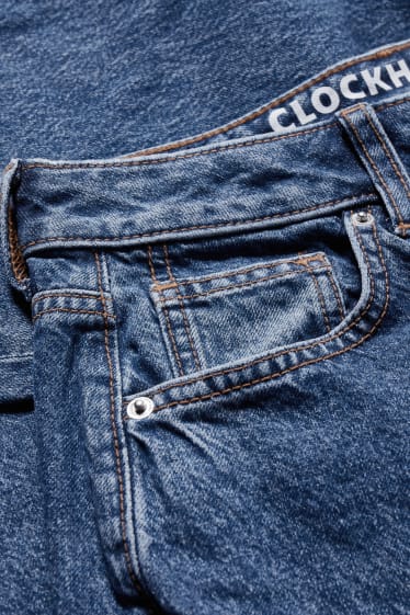 Femmes - CLOCKHOUSE - jean coupe détendue - high-waist - jean bleu
