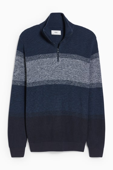 Hommes - Pullover - bleu foncé