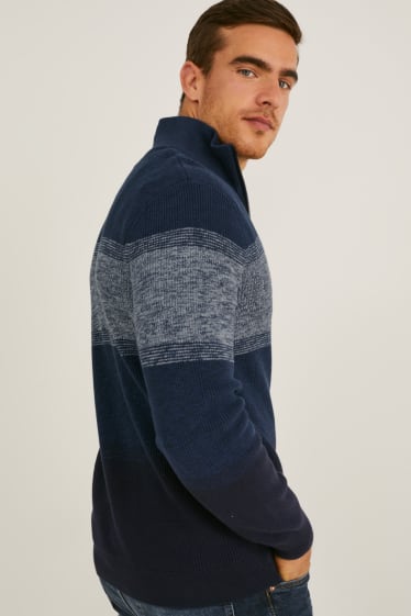 Herren - Pullover - dunkelblau