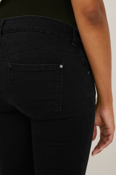 Dames - Zwangerschapsjeans - slim jeans - LYCRA® - jeansdonkergrijs